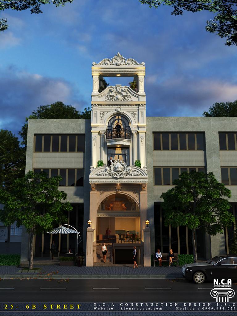 Nhà Phố Cổ Điển Trung sơn